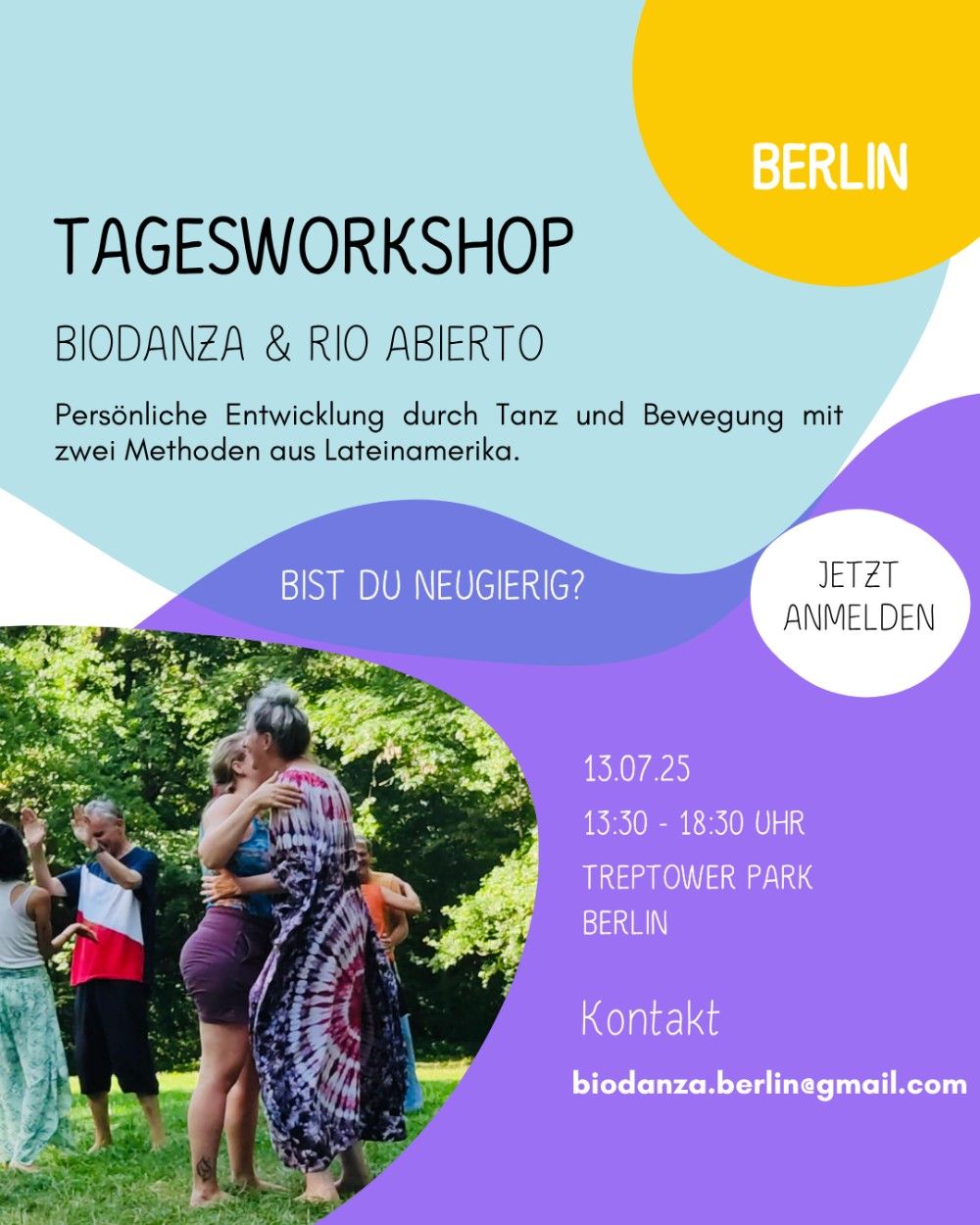 Event image for ✨Tagesworkshop: Rio Abierto & Biodanza✨